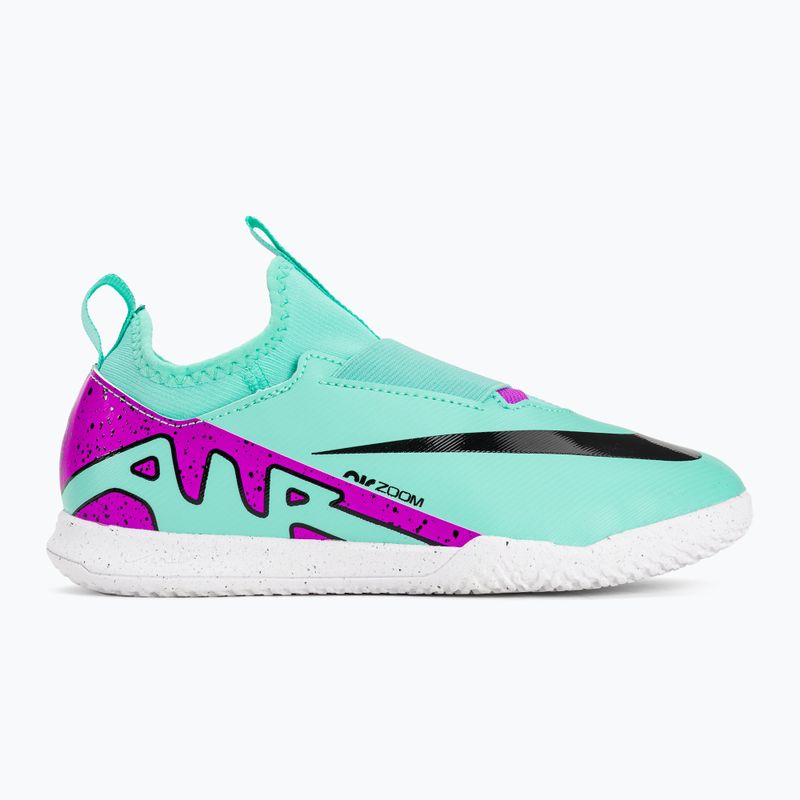 Scarpe da calcio per bambini Nike Jr Zoom Mercurial Vapor 15 Academy IC iper turchese/nero/bianco/fucsia dream 2