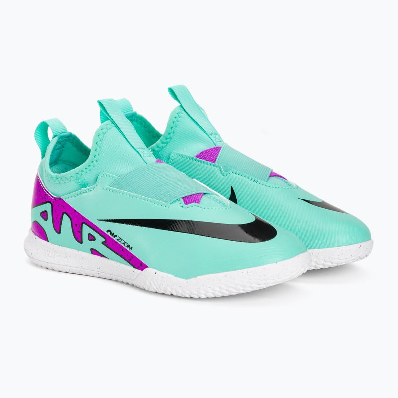 Scarpe da calcio per bambini Nike Jr Zoom Mercurial Vapor 15 Academy IC iper turchese/nero/bianco/fucsia dream 4