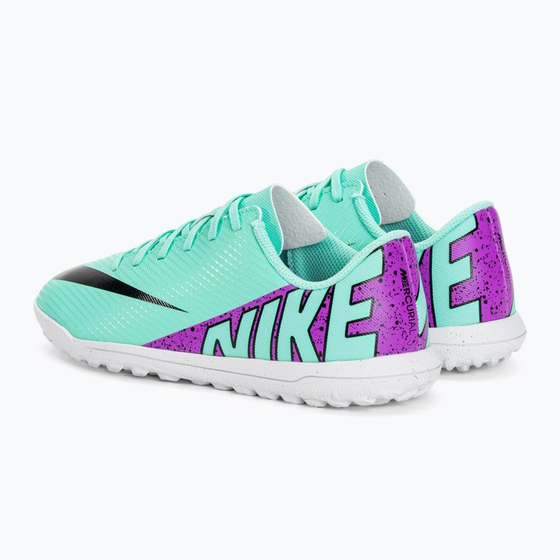Scarpe da calcio per bambini Nike Jr Mercurial Vapor 15 Club TF iper turchese/nero/bianco/fucsia dream 3