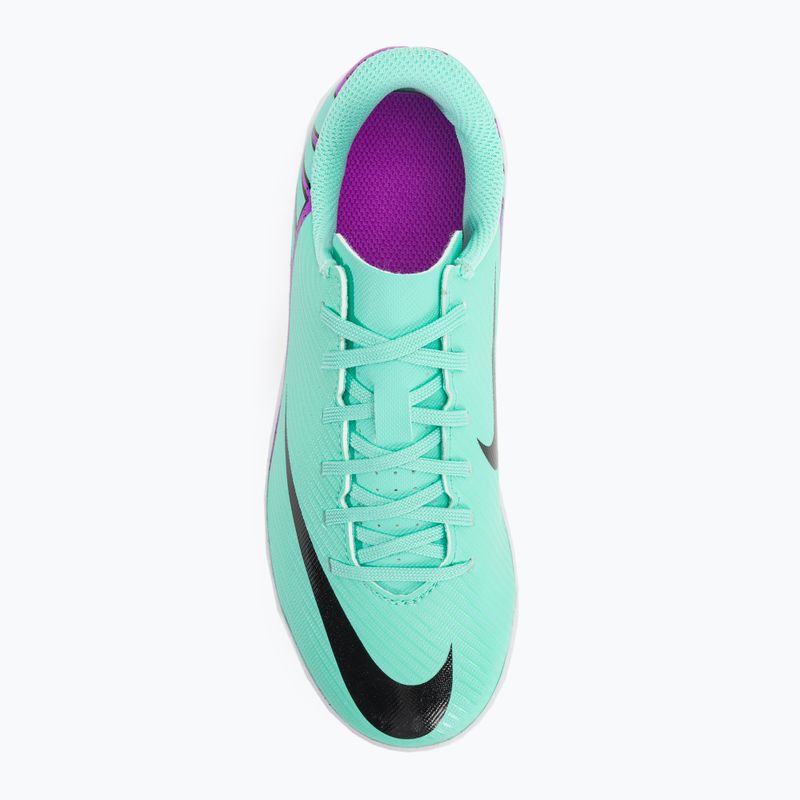 Scarpe da calcio per bambini Nike Jr Mercurial Vapor 15 Club TF iper turchese/nero/bianco/fucsia dream 6