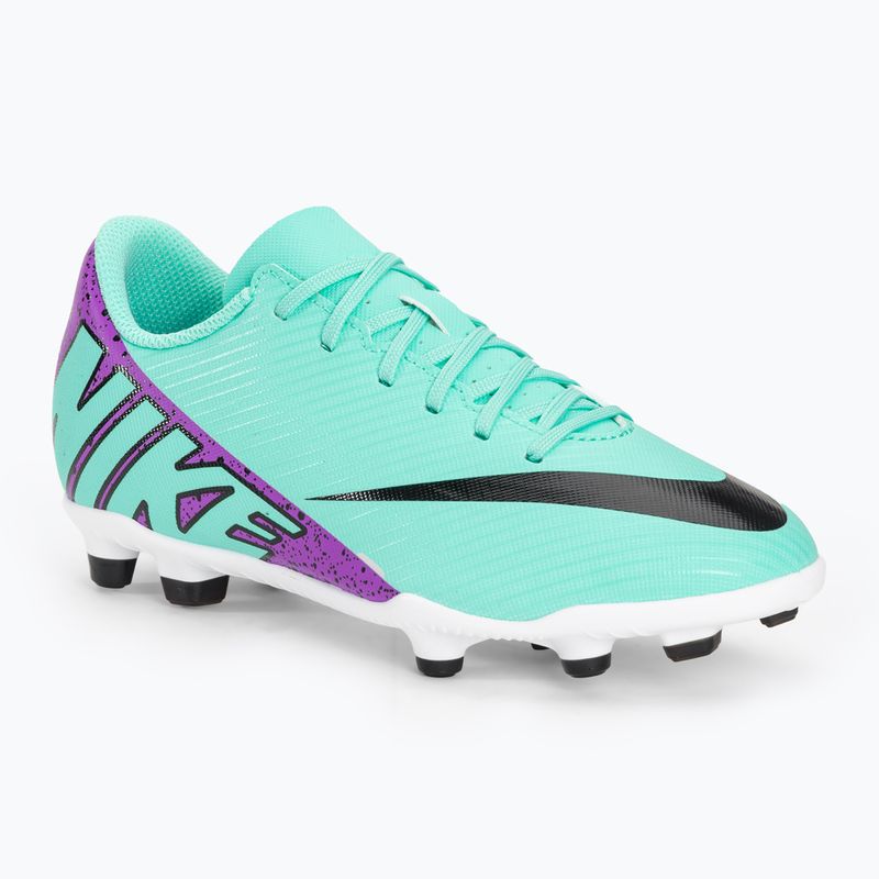 Scarpe da calcio per bambini Nike JR Mercurial Zoom Vapor 15 FG/MG iper turchese/nero/bianco/fucsia dream