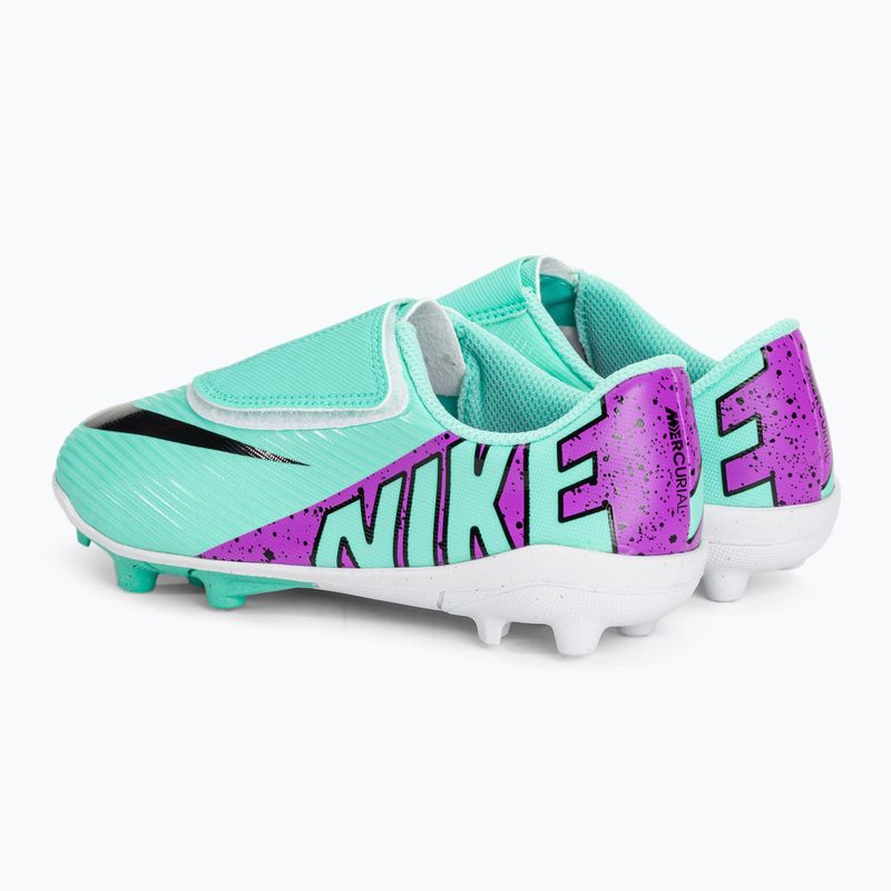 Scarpe da calcio per bambini Nike JR Mercurial Vapor 15 Club MG iper turchese/nero/bianco/fucsia dream 3