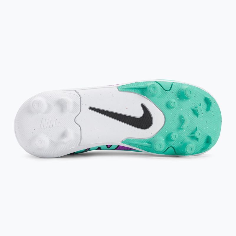 Scarpe da calcio per bambini Nike JR Mercurial Vapor 15 Club MG iper turchese/nero/bianco/fucsia dream 5