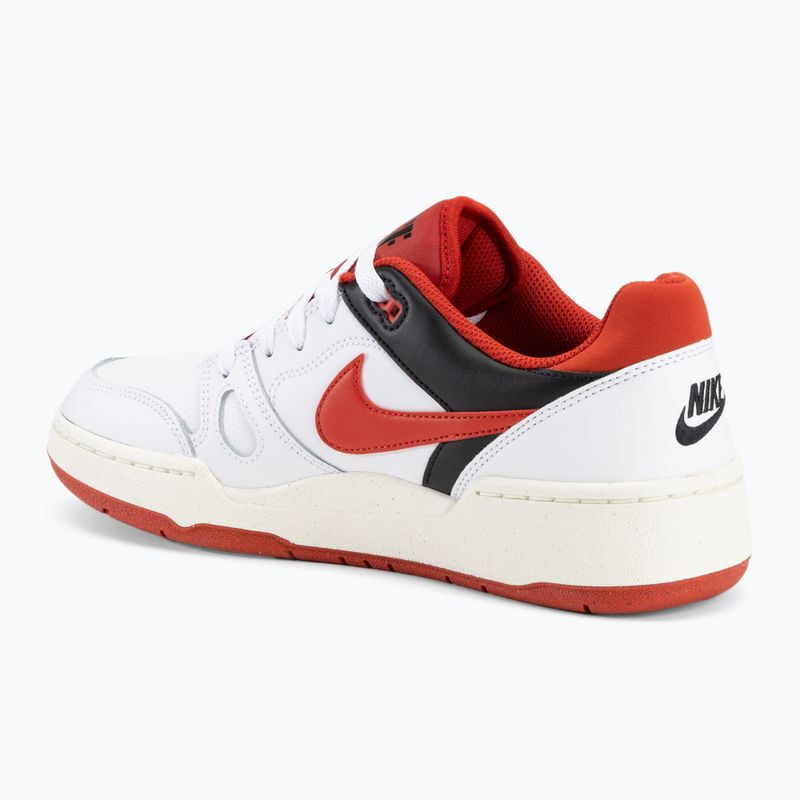 Uomo Nike Full Force Low bianco/nero/team orange/polar scarpe 3
