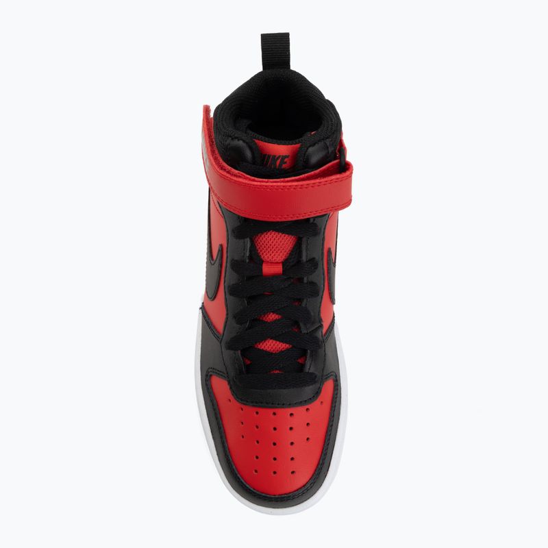 Scarpe Nike Court Borough Mid 2 university red/white/black 5