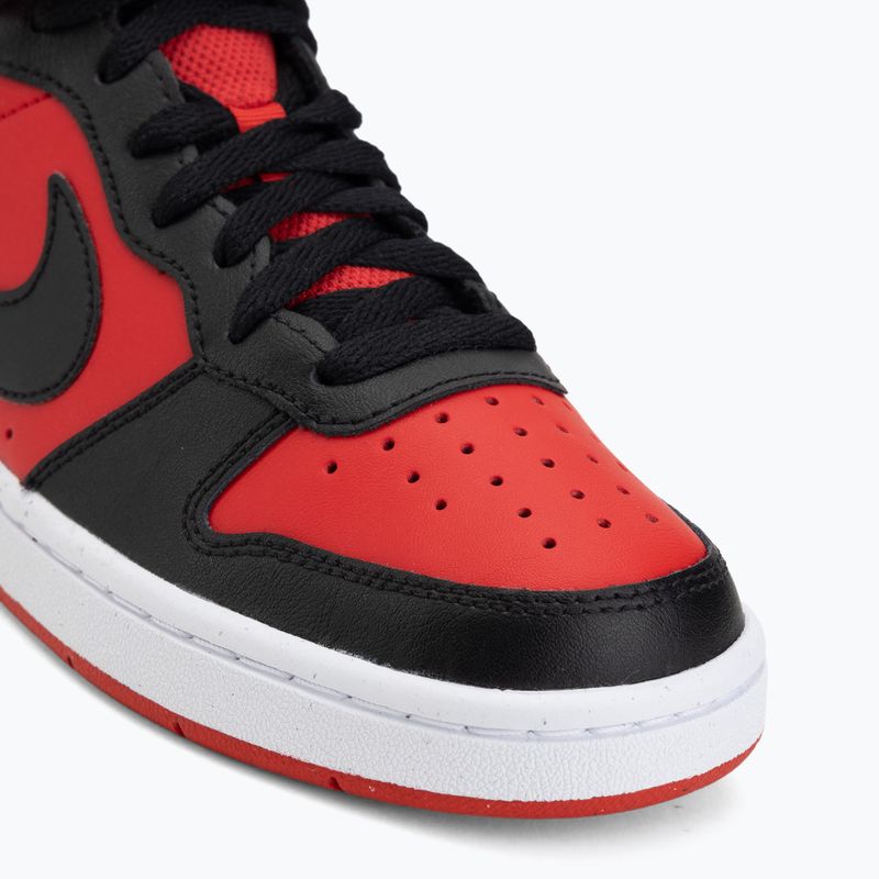 Scarpe Nike Court Borough Mid 2 university red/white/black 7