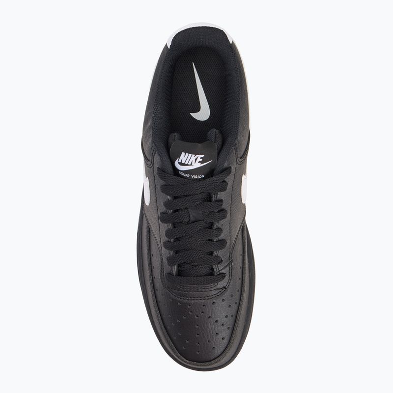 Scarpe da uomo Nike Court Vision Low nero/bianco 5