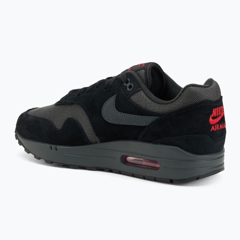 Scarpe da uomo Nike Air Max 1 black/university red/anthracite 3