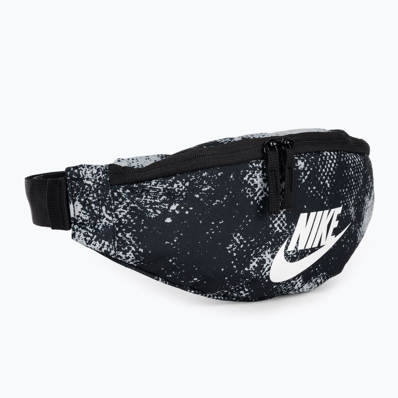 Marsupio Nike Heritage 3 l, bianco/nero/bianco scuro 2