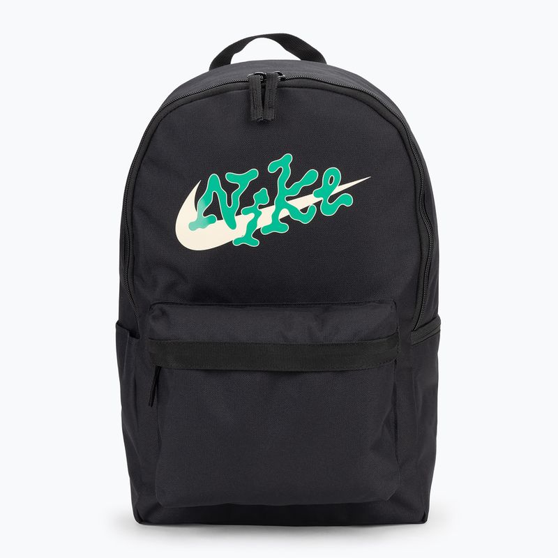 Zaino Nike Heritage 25 l nero/verde stadio
