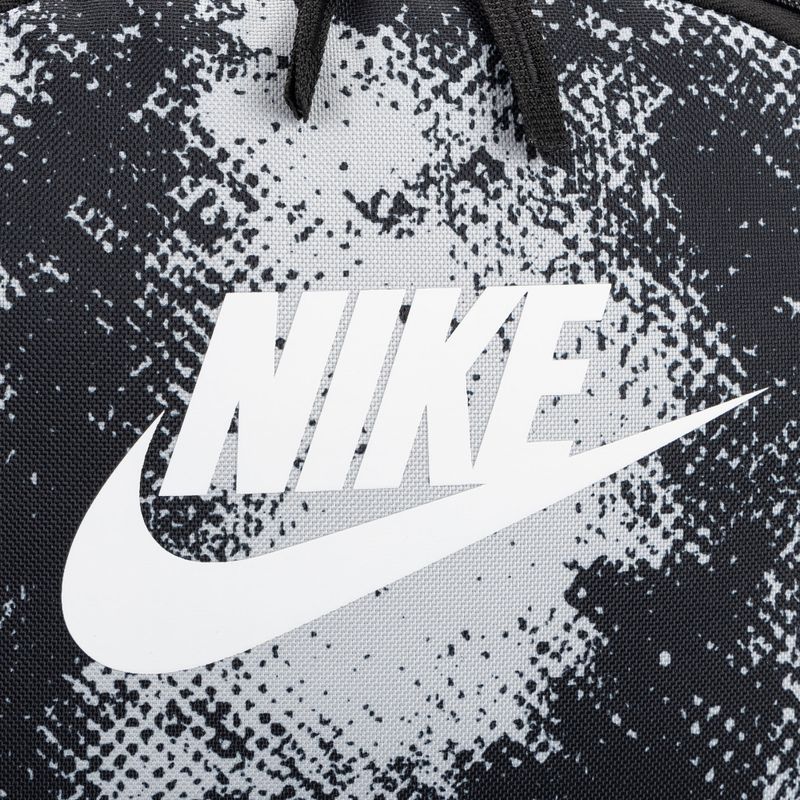 Zaino Nike Heritage 25 l, bianco/nero/bianco scuro 4