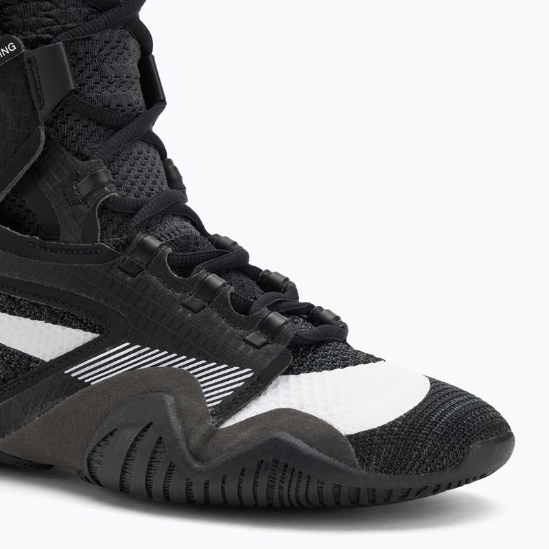 Nike Hyperko 2 nero / bianco fumo grigio scarpe da boxe 7