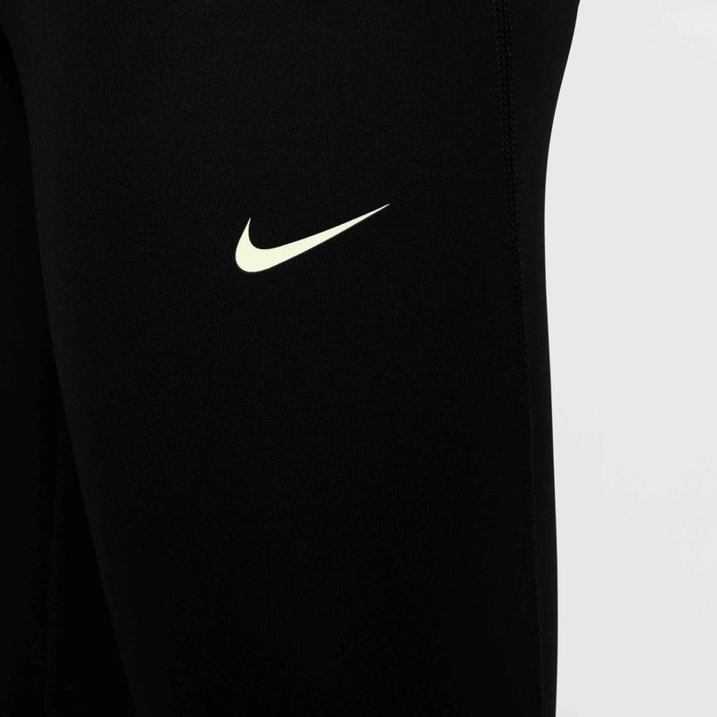 Leggings Nike Pro Dri-FIT comet nero/volt/bianco da bambino 5