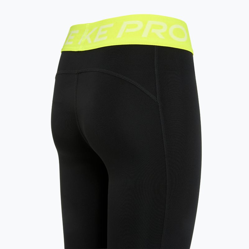 Leggings Nike Pro Dri-FIT comet nero/volt/bianco da bambino 9