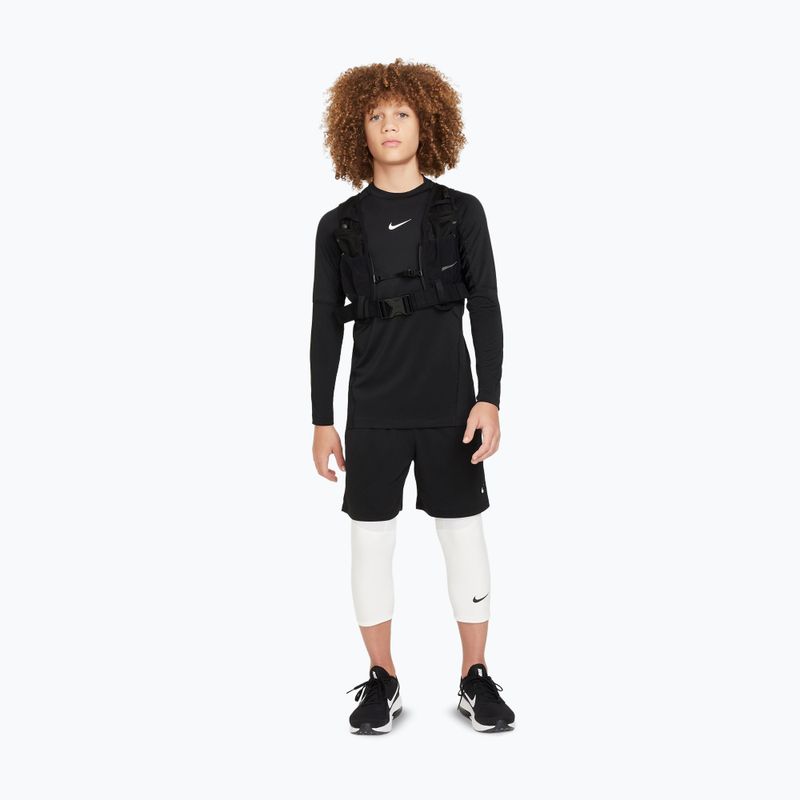 Longsleeve per bambini Nike Pro Dri-Fit black/white 2