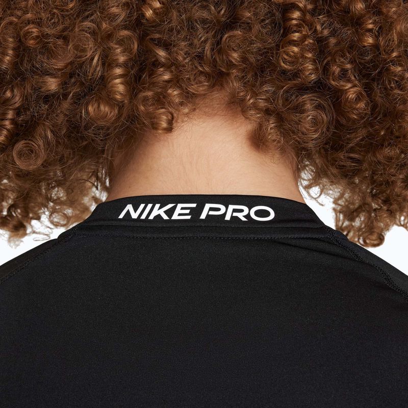 Longsleeve per bambini Nike Pro Dri-Fit black/white 5