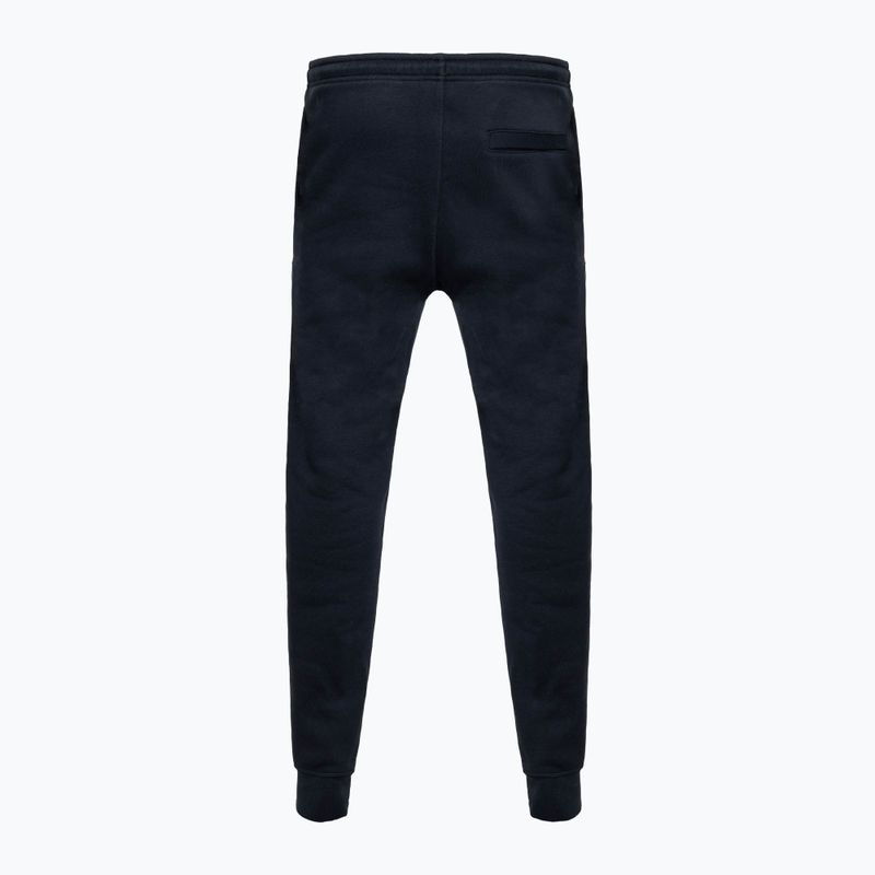 Pantaloni Nike Club Fleece Joggers uomo nero/nero/arancio di sicurezza 2