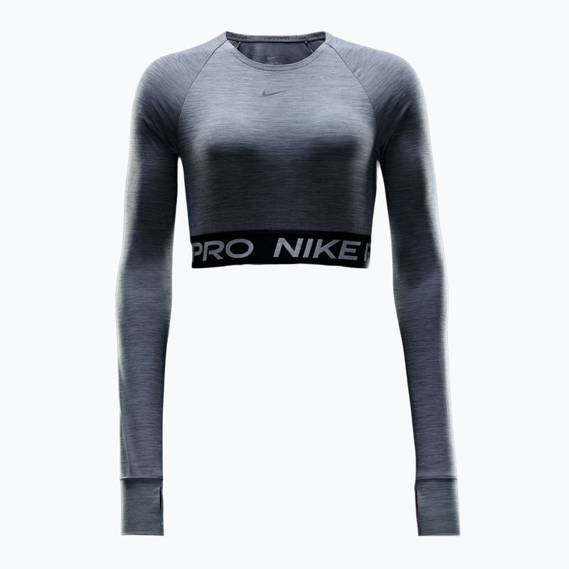 Top da allenamento a manica lunga donna Nike Pro 365 Dri-Fit smoke grey/heather 7