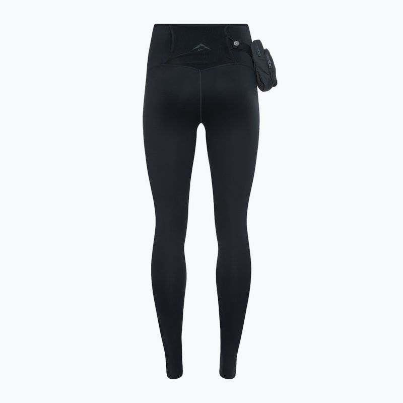 Leggings donna Nike Trial Go a vita alta 7/8 nero/grigio fumo scuro/grigio fumo scuro 2