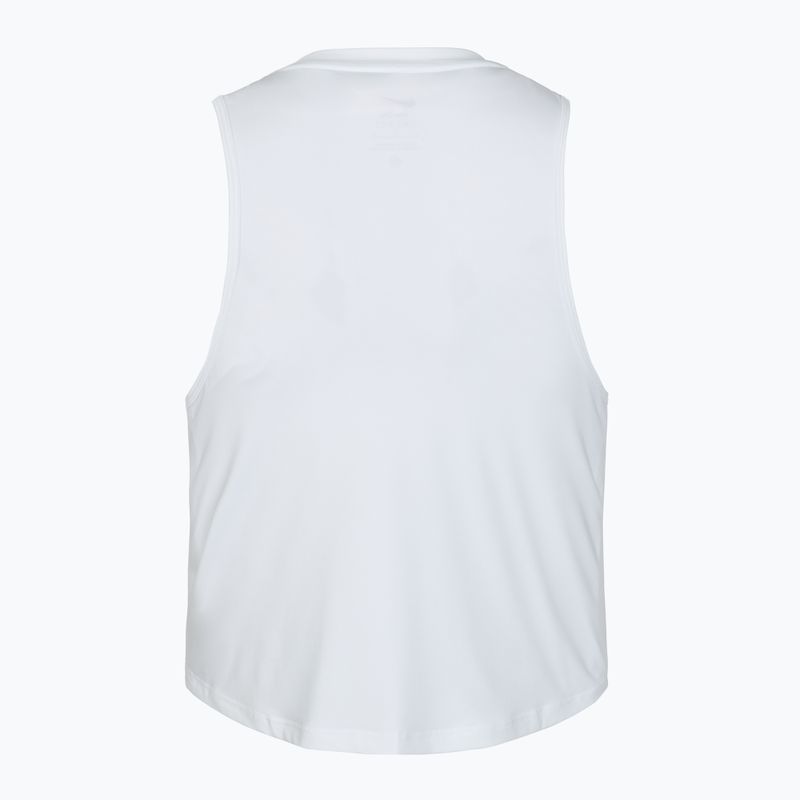 Maglietta da allenamento da donna Nike One Classic Dri-Fit Cropped Tank bianco 7