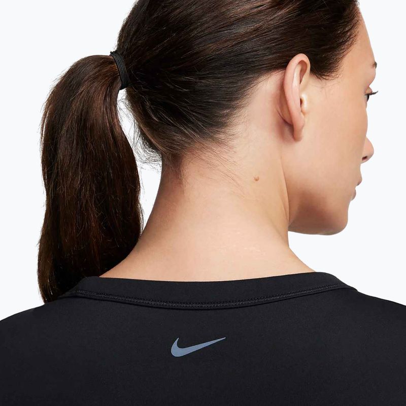 Maglietta da allenamento da donna Nike One Fitted Dri-Fit Cropped Top nero 5