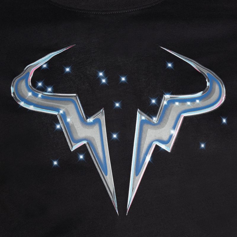 Maglietta da tennis Nike Court Dri-Fit Rafa nera da uomo 3
