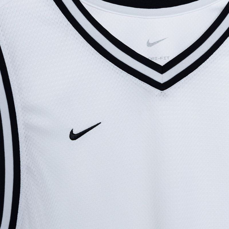 Maglia da basket da uomo Nike Dri-Fit DNA bianco / nero 4