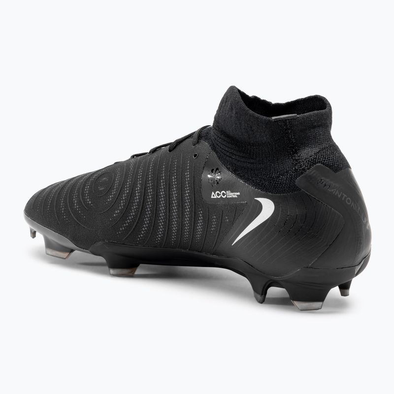 Nike Phantom Luna II Pro FG scarpe da calcio nero/nero 3