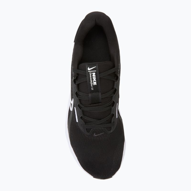 Scarpe da corsa da uomo Nike Downshifter 13 nero/bianco 5