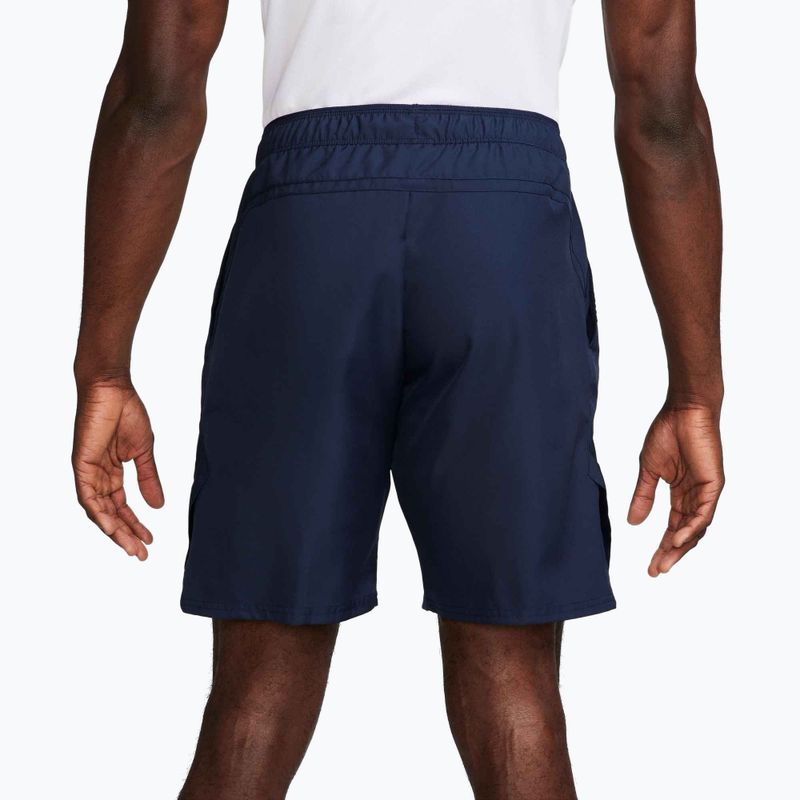 Pantaloncini da tennis Nike Court Dri-Fit Victory 9" uomo, ossidiana/bianco 4