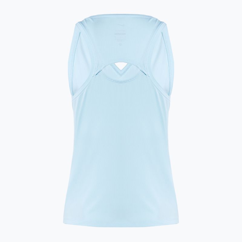 Canotta tennis donna Nike Court Dri-Fit Victory Tank blu ghiacciaio/nero 2