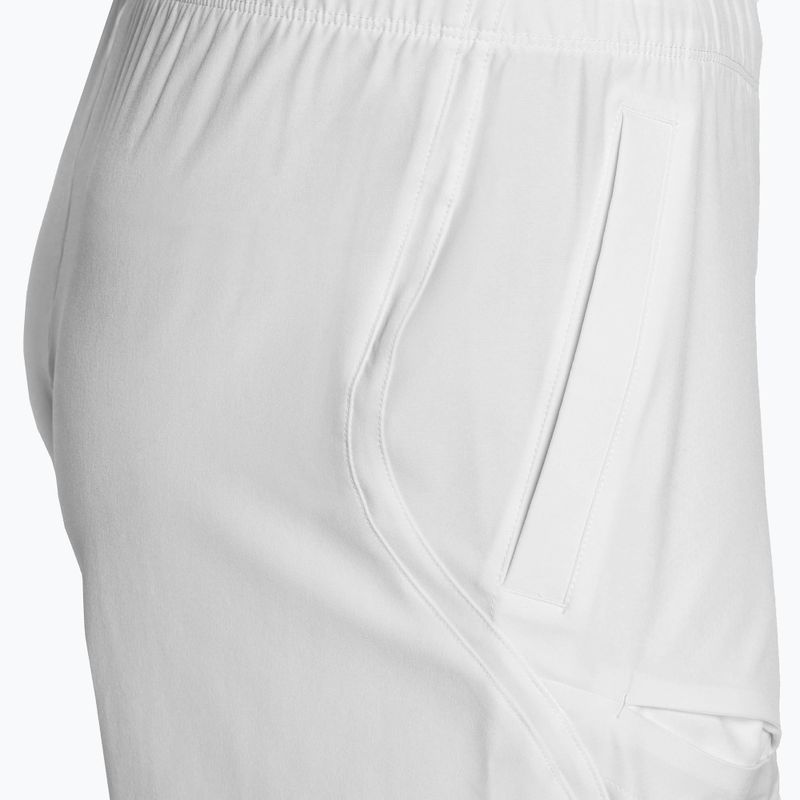 Pantaloncini da tennis Nike Court Dri-Fit Advantage 9" da uomo, bianco/bianco/nero 4