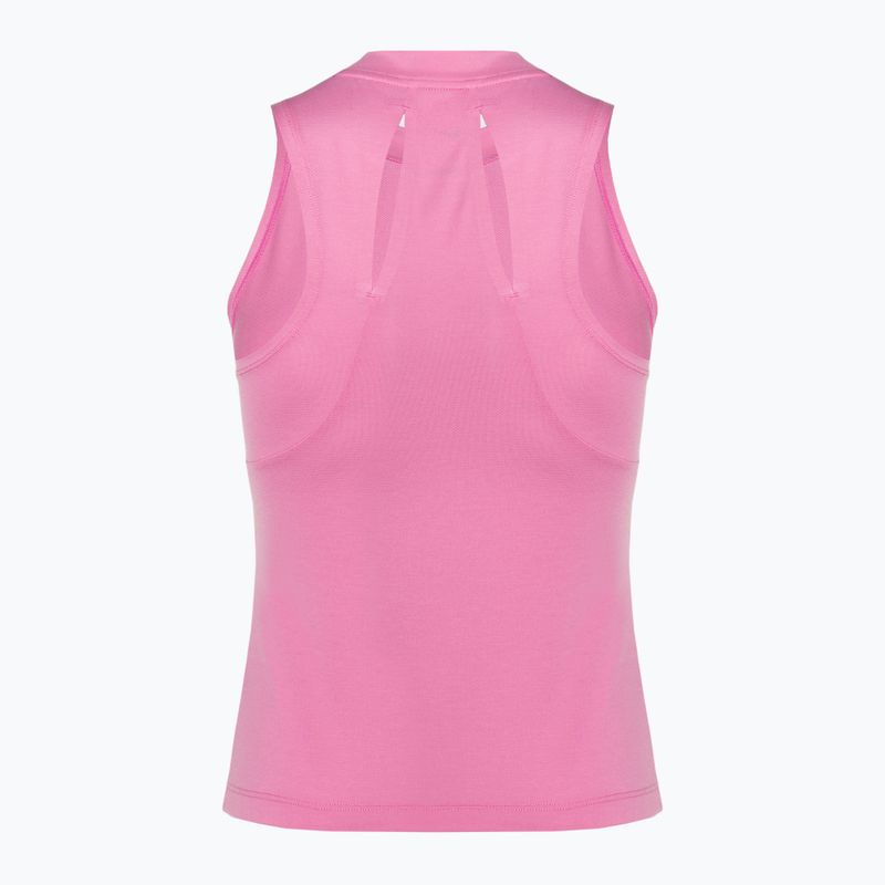 Canotta tennis donna Nike Court Dri-Fit Advantage Tank giocosa rosa/bianco 2