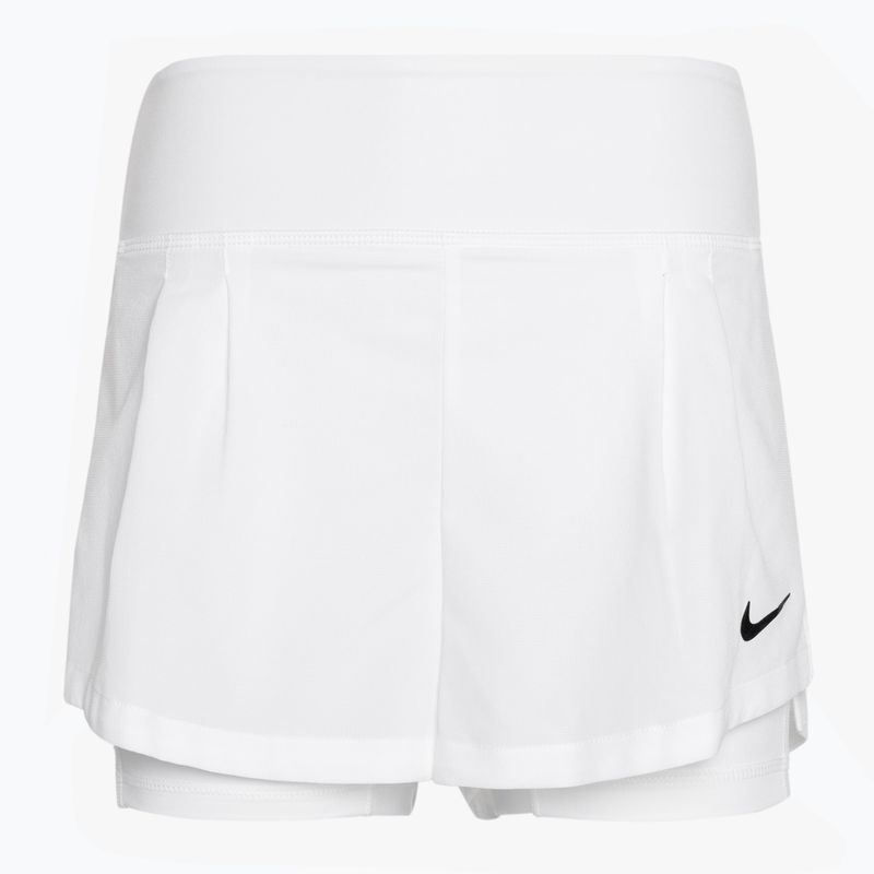 Pantaloncini da tennis Nike Court Dri-Fit Advantage donna bianco/bianco/nero