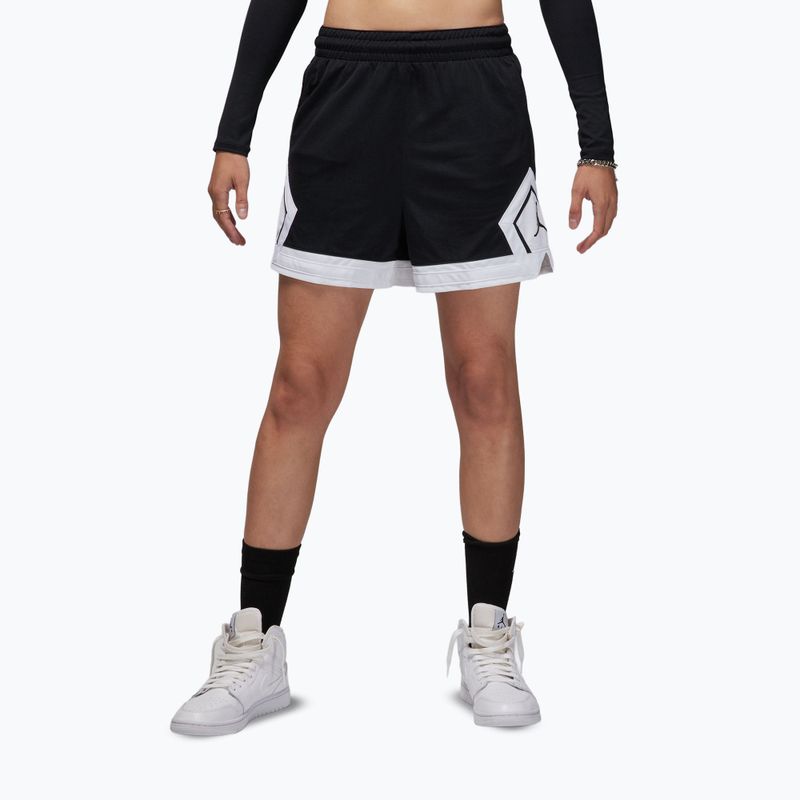 Pantaloncini da basket da donna Nike Jordan Sport Diamond 4" black/white/white/black 4
