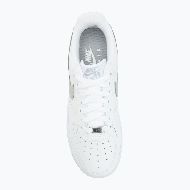 Scarpe da uomo Nike Air Force 1 '07 white/white/light smoke grey 5