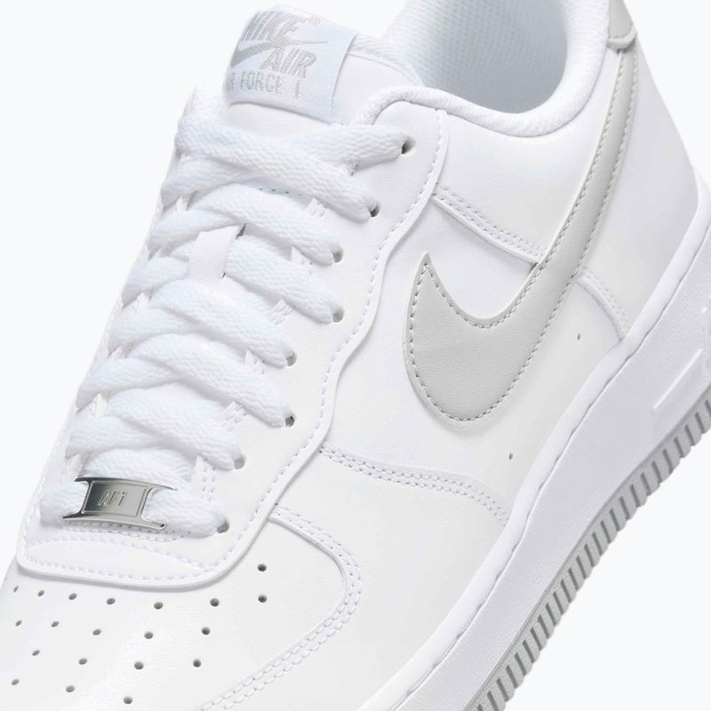 Scarpe da uomo Nike Air Force 1 '07 white/white/light smoke grey 8