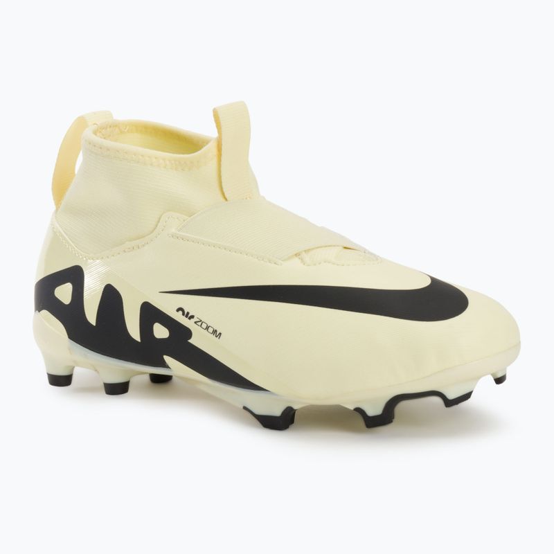 Scarpe da calcio per bambini Nike Zoom Mercurial Superfly 9 Academy FG/MG lemonade/nero
