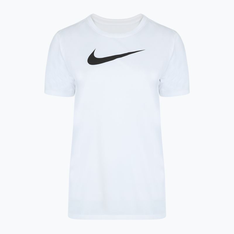 Maglietta da allenamento Nike Dri-Fit bianca/nera da donna 5