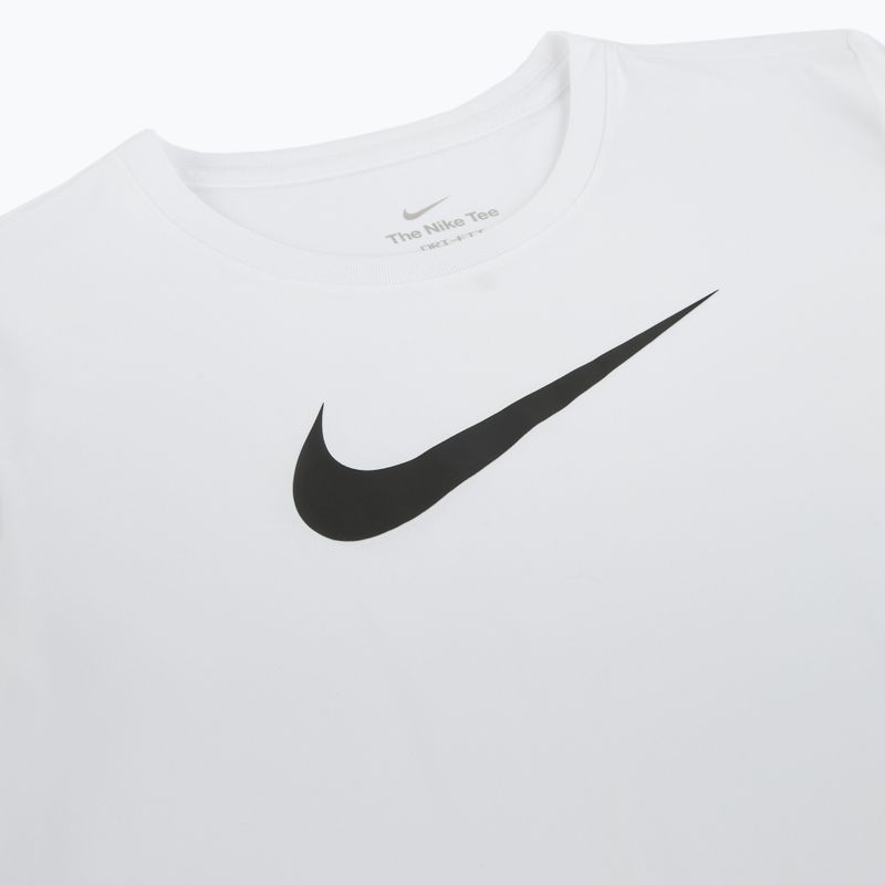 Maglietta da allenamento Nike Dri-Fit bianca/nera da donna 7
