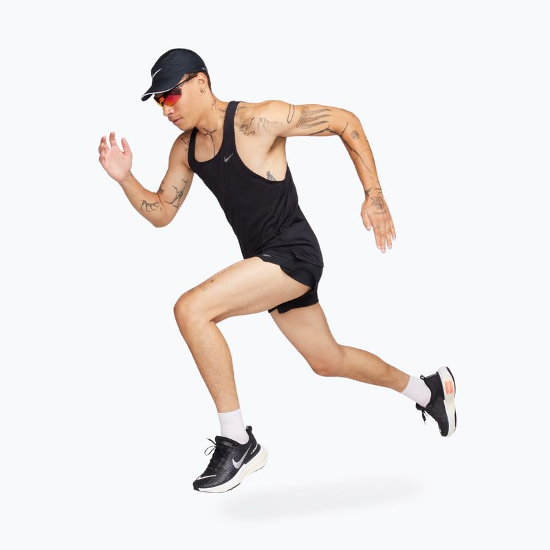 Canotta da corsa da uomo Nike Fast Dri-Fit nero 2