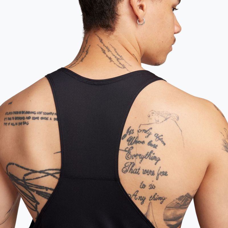 Canotta da corsa da uomo Nike Fast Dri-Fit nero 5