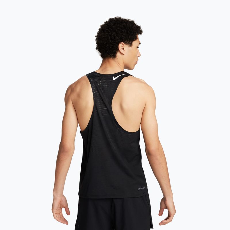 Koszulka do biegania męska Nike AeroSwift Dri-Fit ADV black/summit white 3