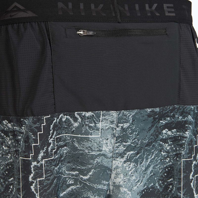 Pantaloncini da corsa Nike Stride Dri-Fit 17" Slip-Lined da uomo, antracite/nero/bianco scuro 4