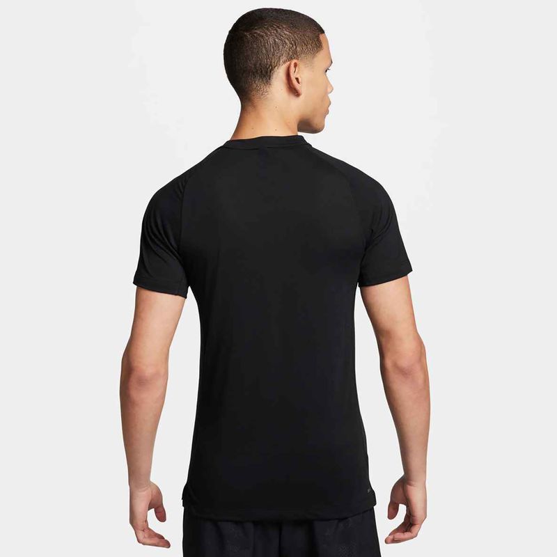 Maglietta da allenamento da uomo Nike Flex Rep Dri-Fit nero/bianco 3