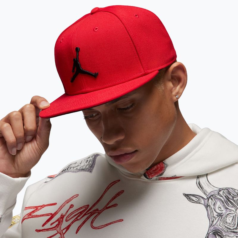 Cappellino da baseball Nike Jordan Jumpman Pro gym red/black/black 6