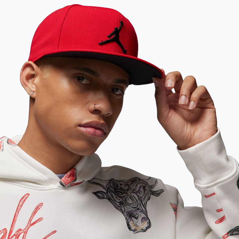 Cappellino da baseball Nike Jordan Jumpman Pro gym red/black/black 7