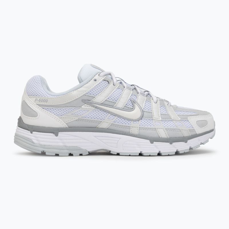 Scarpe da donna Nike P-6000 metallic summit white/pure platinum/white 2