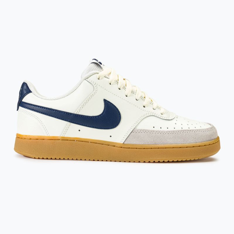 Scarpe da uomo Nike Court Vision Low sail / gum light brown / light iron ore / midnight navy 2