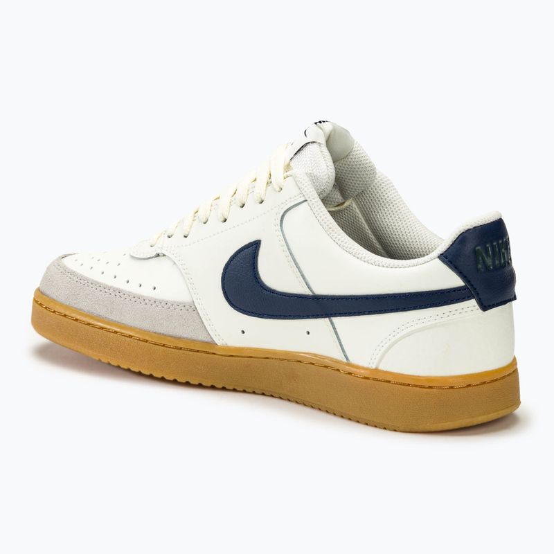 Scarpe da uomo Nike Court Vision Low sail / gum light brown / light iron ore / midnight navy 3